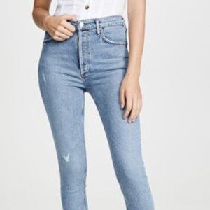 Agolde Nico High Rise Slim Jeans - Headlines Size 28
